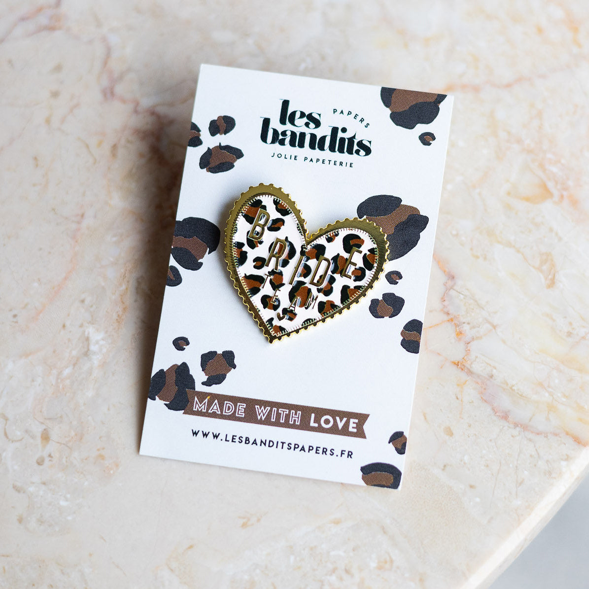 PIN'S BRIDESMAIDS LEOPARD - LES TÉMOINS
