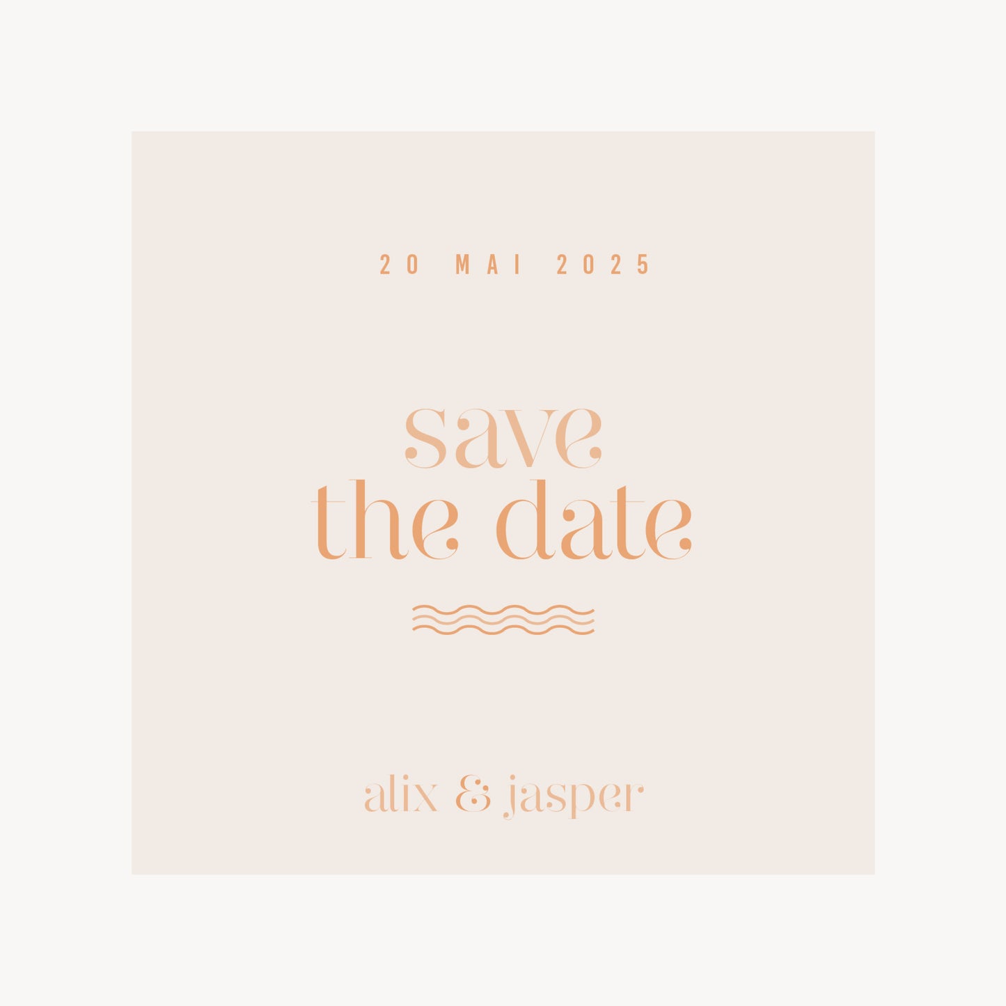 SAVE THE DATE - VAGUE D'AMOUR